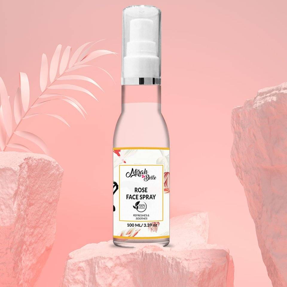 Mirah Belle Rose Face Spray (Alcohol Free) - 100 ml Hydrating,Paraben and Alcohol Free Skin Freshener 100 mL Mirah Belle Rose Face Spray (Alcohol Free) - 100 ml Hydrating,Paraben and Alcohol Free Skin Freshener 100 mL