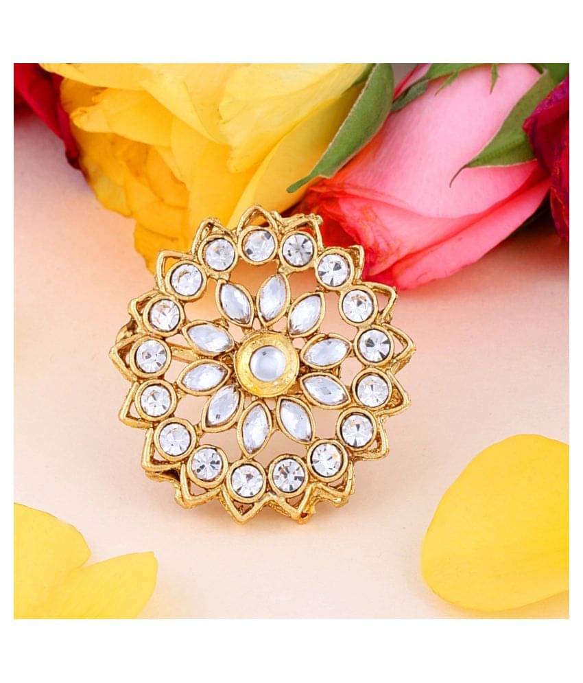 Darshini Designs- Gold Rings (Pack of 1) Darshini Designs- Gold Rings (Pack of 1)