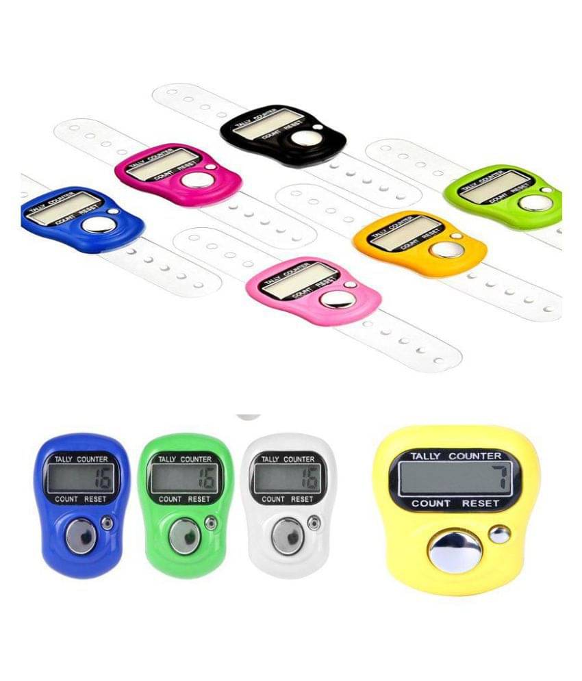     			Electronic Digital Display  Finger Ring clicker  Hand LCD People tally Counter 1 pic