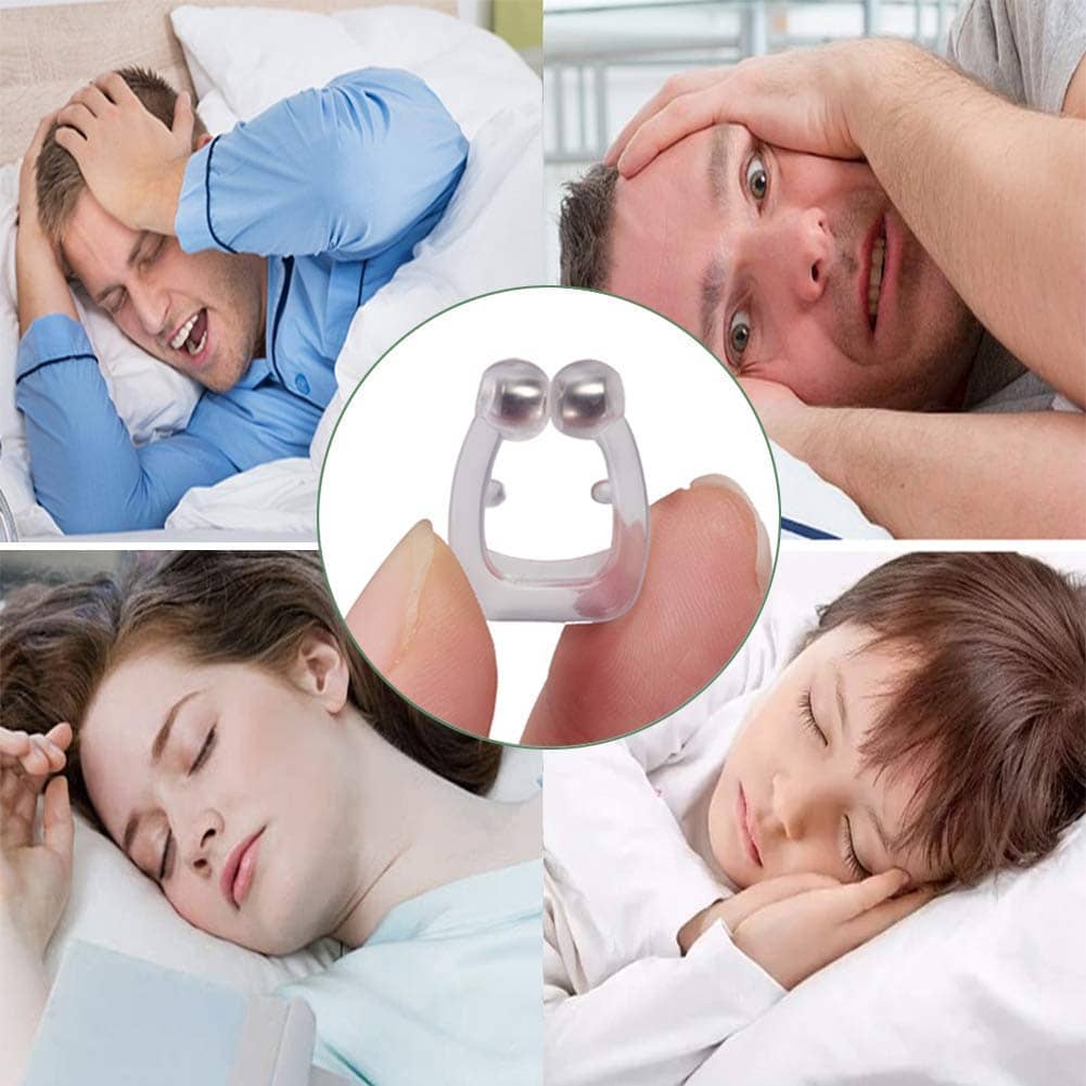 VALLEY GREEN StopSnoring Anti Snore Silicone Magnetic Nose Clip
