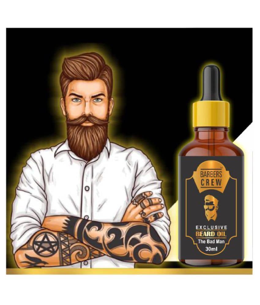 Barbers Crew - 30mL Growth Increasing Beard Oil (Pack of 1) - Beard Care and Tools | Buy online on ZillyBuy