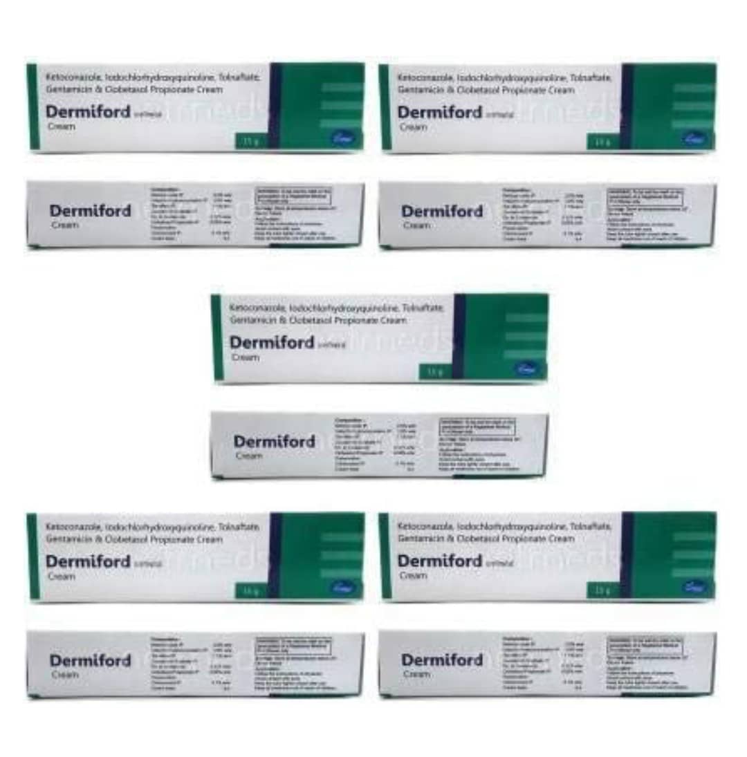 Dermiford Face cream 15 gm each - Pack of 5