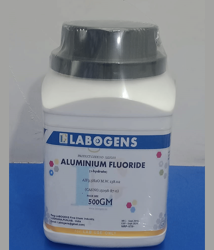 ALUMINIUM FLUORIDE (3-hydrate) 500GM - Stationery | Buy online on ZillyBuy