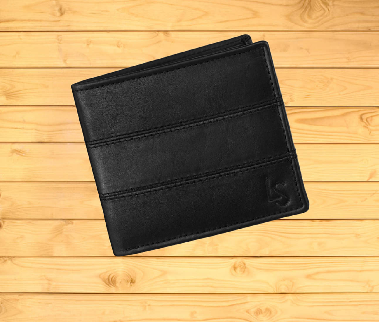     			Laurels Select Leather Black Casual Regular Wallet