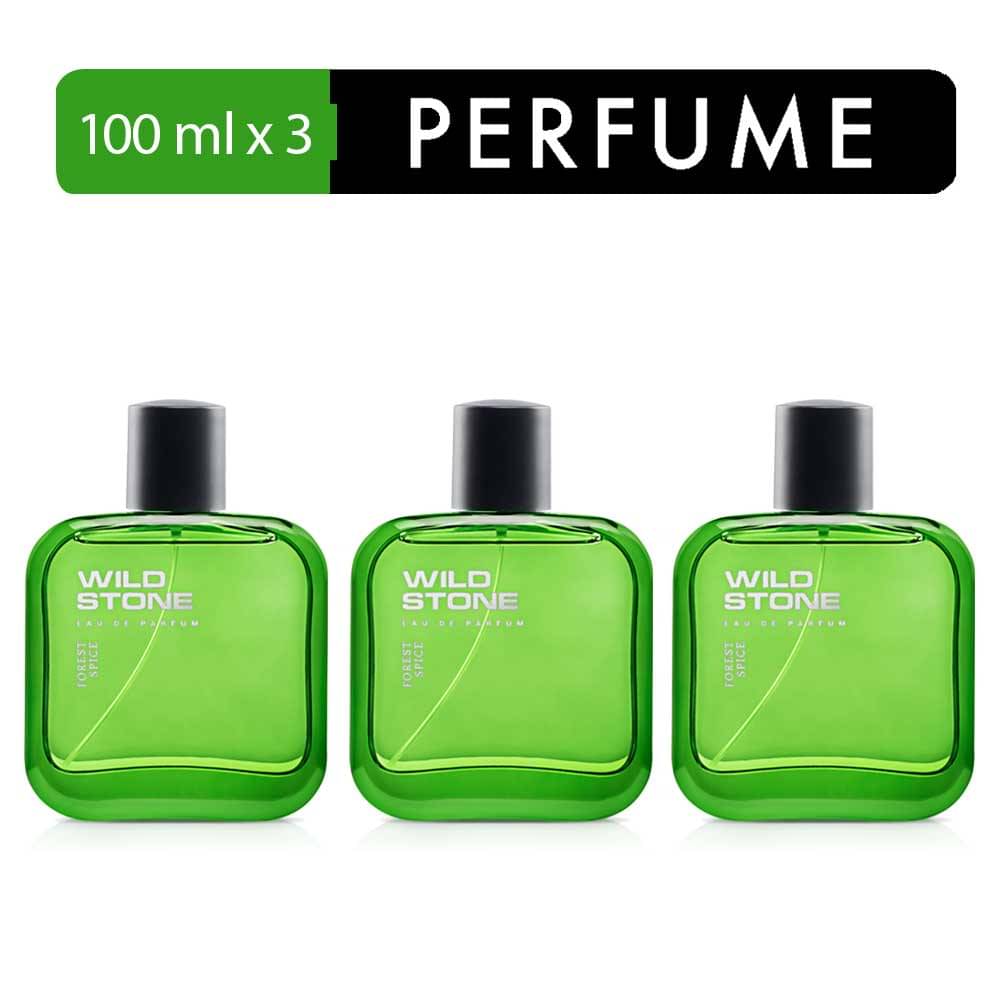     			Wild Stone Forest Spice Perfume for Men, Pack of 3, 100ml each