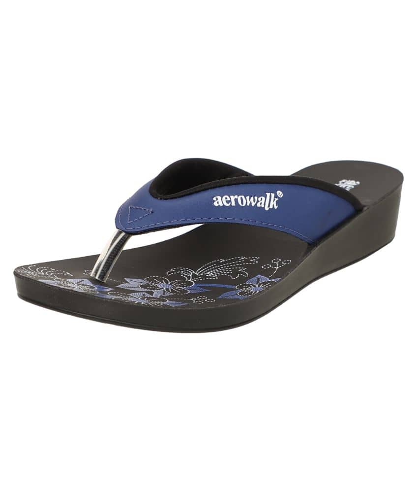 Aerowalk - Blue Women's Slip On Heels - Heels | Buy online on ZillyBuy