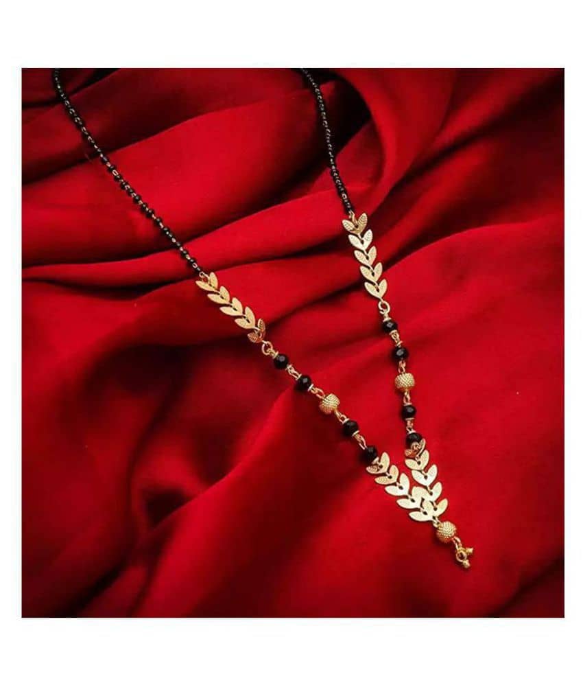 Sunhari Jewels - Golden Mangalsutra ( Pack of 1 )