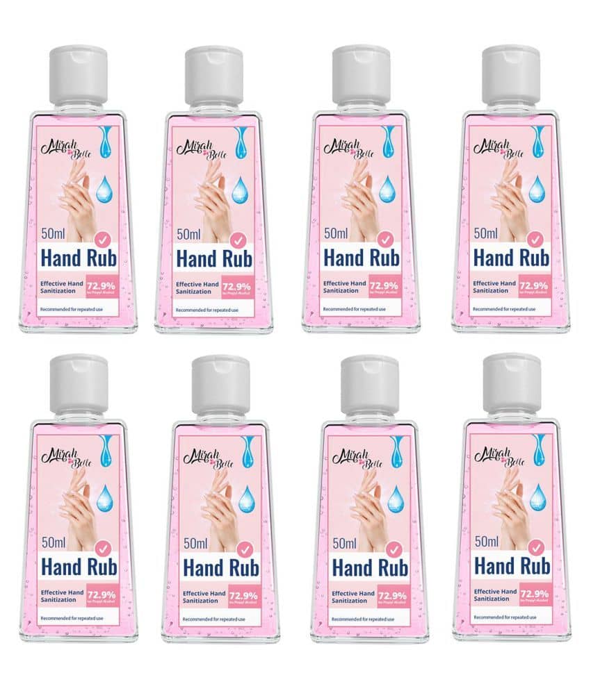 Mirah Belle - Hand Sanitizer Gel 50 mL (Pack of 8)