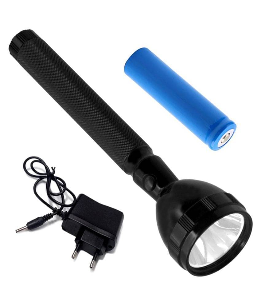     			Generic - 2W Rechargeable Flashlight Torch ( Pack of 1 )
