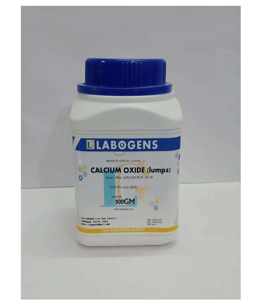 CALCIUM OXIDE (lumps) 500GM