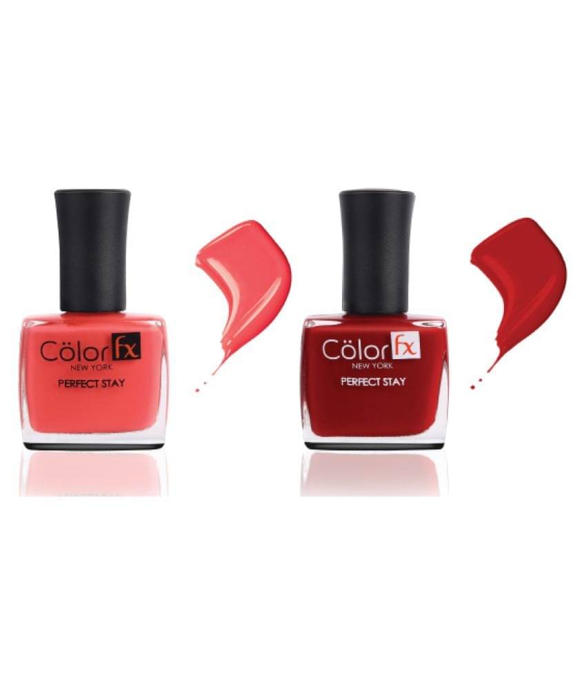     			Color Fx Nail Polish Multi Glossy Pack of 2 18 mL