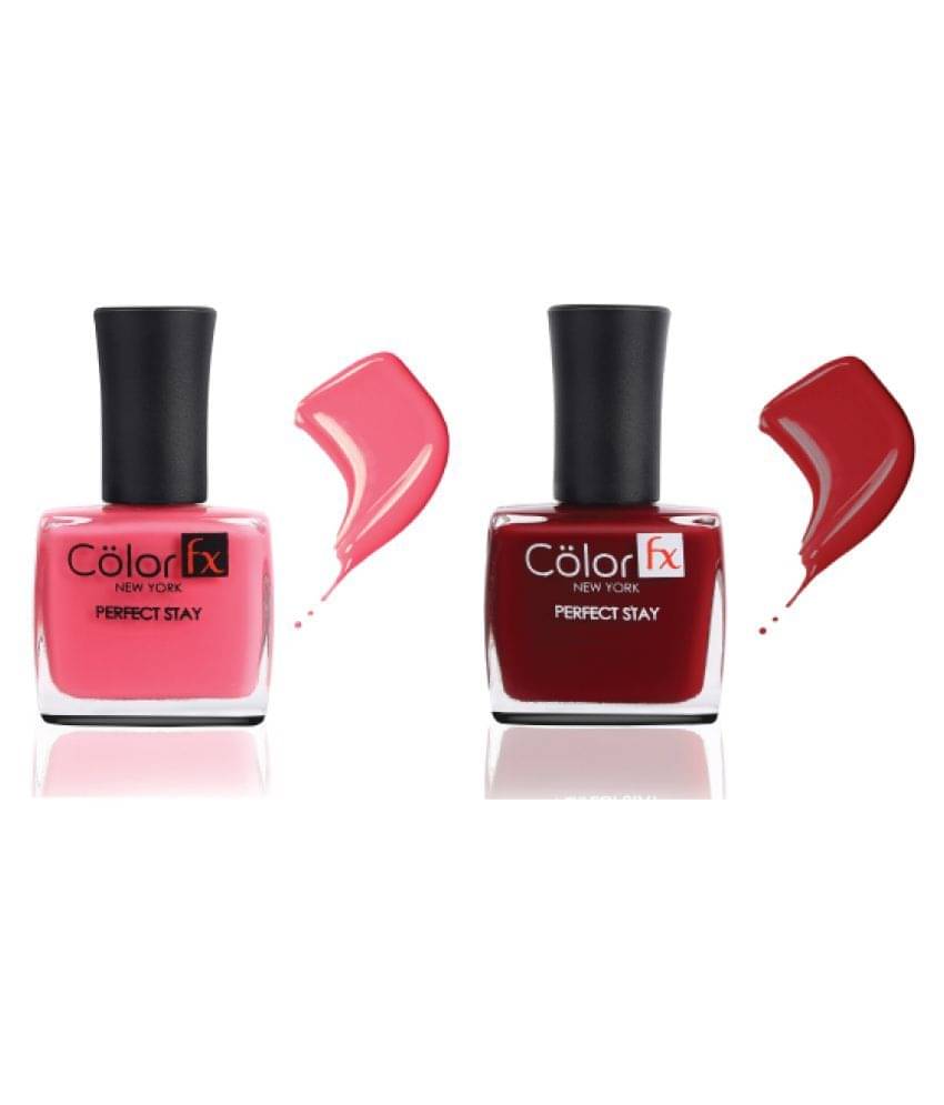     			Color Fx Nail Polish Multi Glossy Pack of 2 18 mL