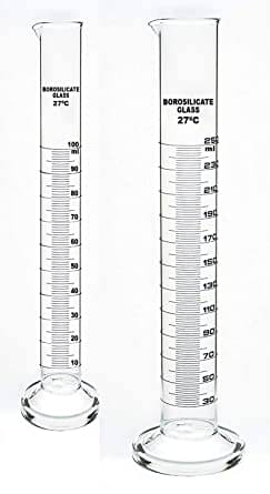     			LABOGENS Borosilicate Glass Measuring Cylinder 100ml ( pack of 2 pcs)