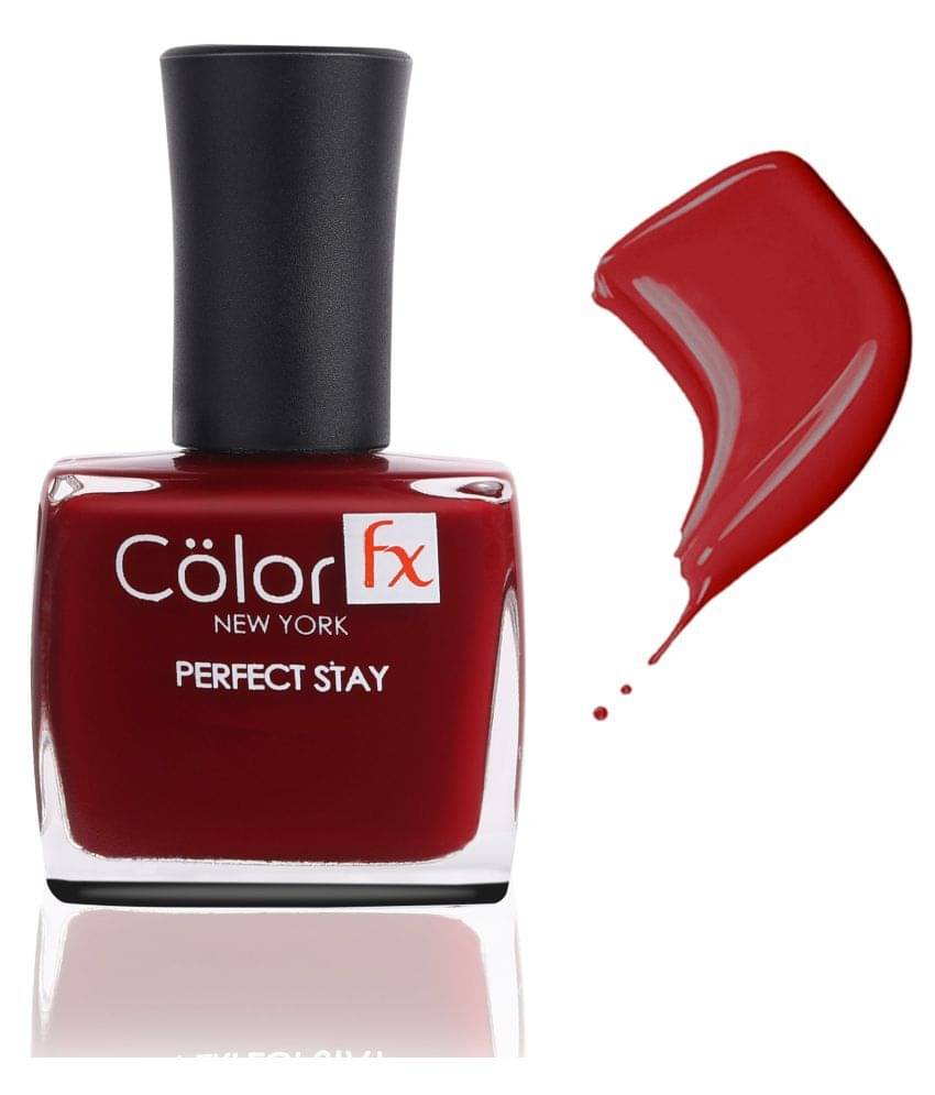     			Color Fx Maroon Glossy Nail Polish 9 ( Pack of 1 )