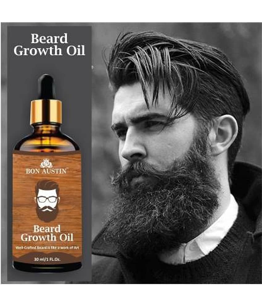 Bon Austin - 30mL Growth Increasing Beard Oil (Pack of 1) - Beard Care and Tools | Buy online on ZillyBuy