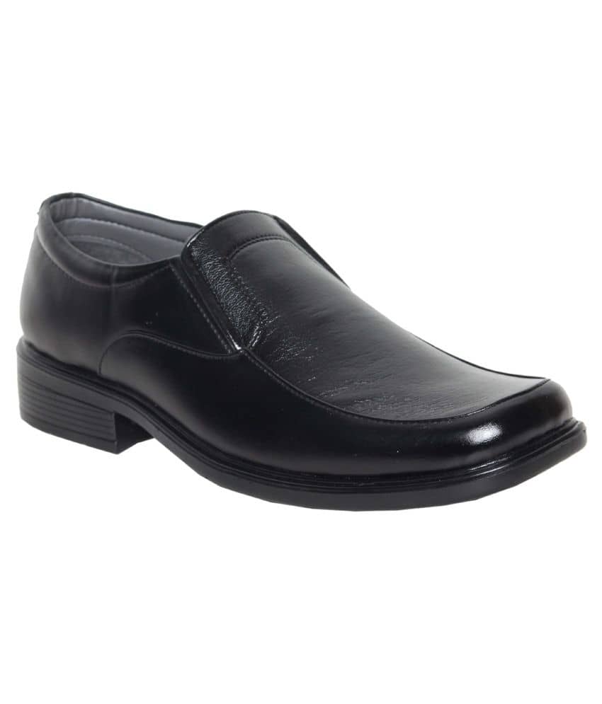 Leeport - Black Men's Slip On Formal Shoes - Formal Shoes | Buy online on ZillyBuy