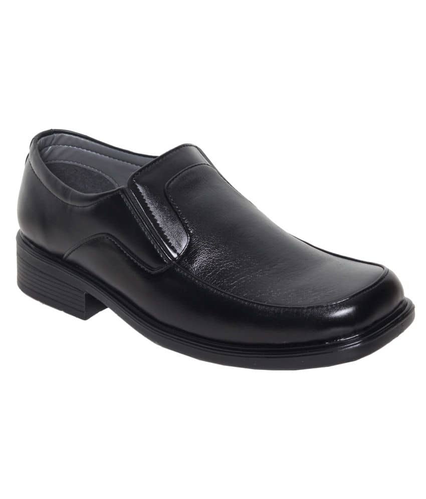 Leeport - Black Men's Slip On Formal Shoes - Formal Shoes | Buy online on ZillyBuy