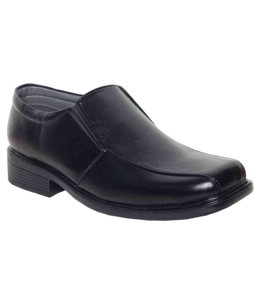 Leeport - Black Men's Slip On Formal Shoes - Formal Shoes | Buy online on ZillyBuy