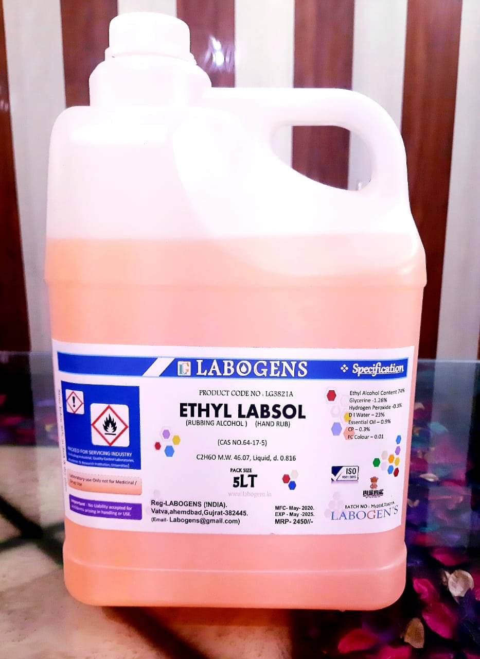    			ETHYL LABSOL (HAND RUBBING ) SUPERIER QUALITY 5LTR