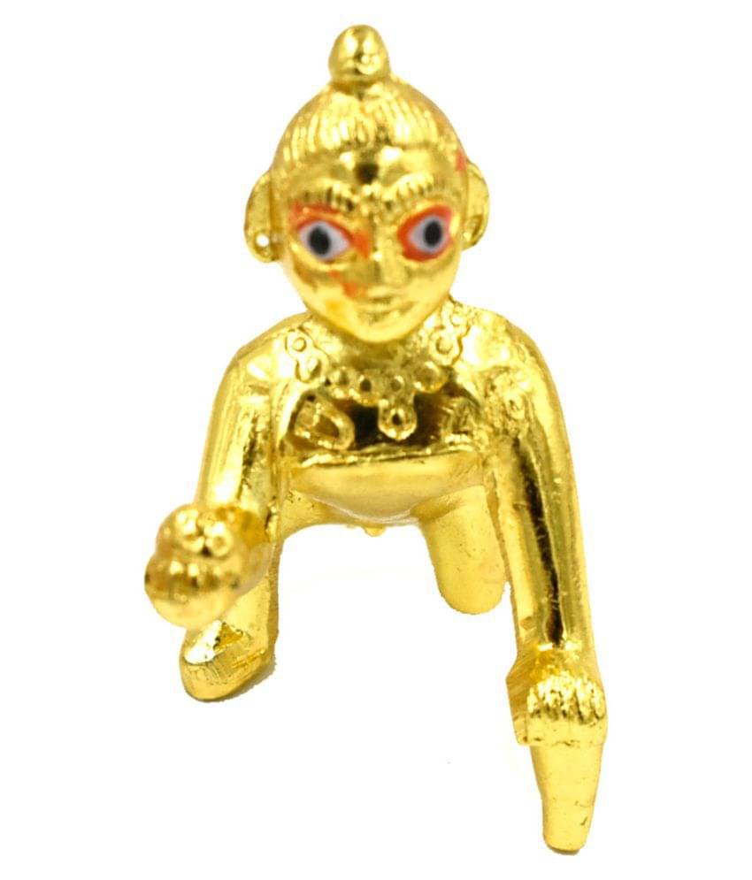     			RAJ ART Krishna Idol Metal Statue for Mandir Pooja, Temple Puja,