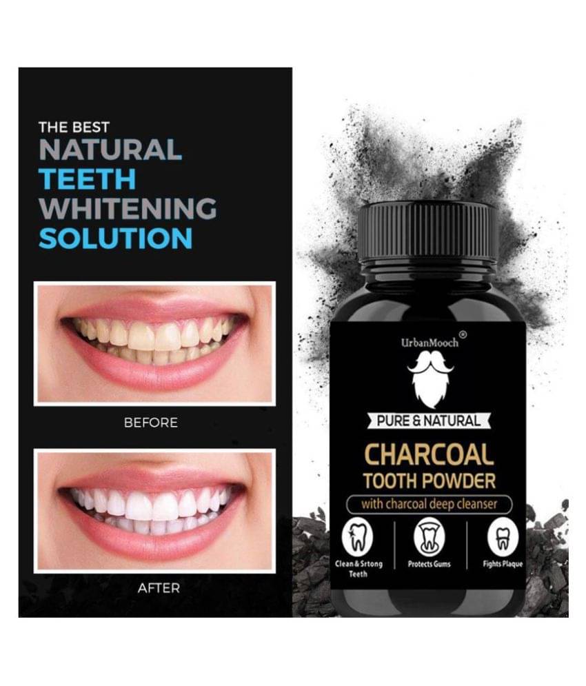     			UrbanMooch Teeth Whitening Charcoal Powder With Aloe Vera, - Toothpowder 20 gm
