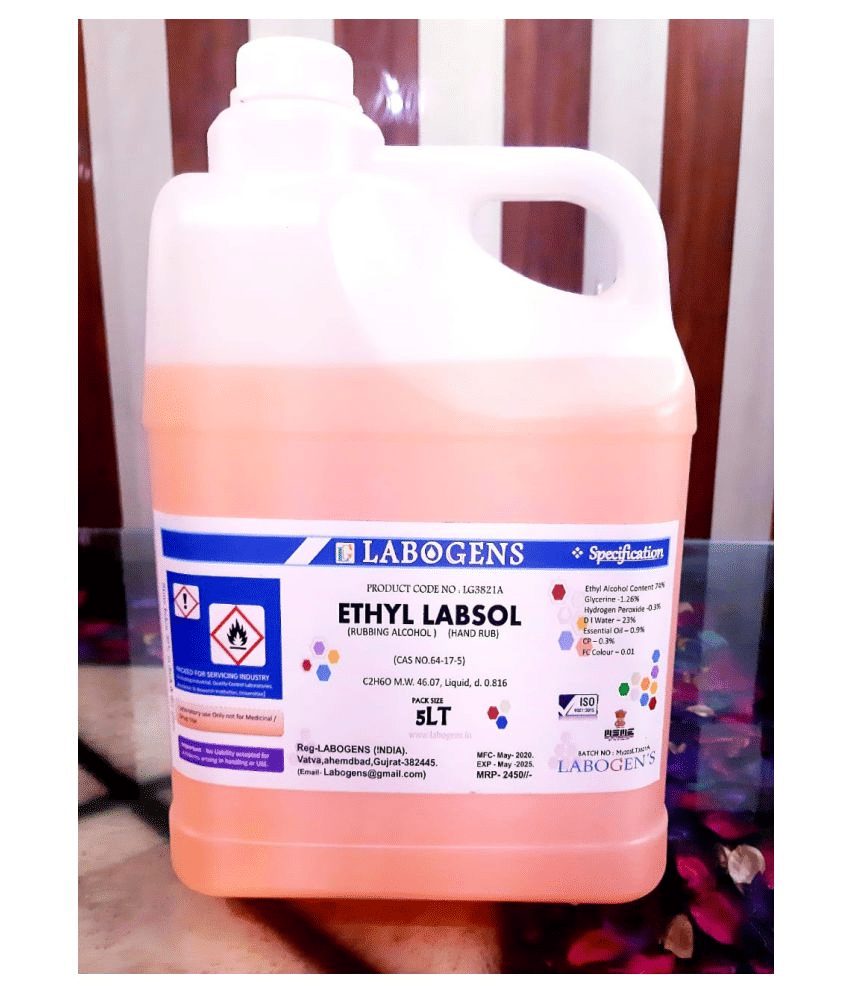     			LABOGENS ETHYL LABSOL  (RUBBING ALCOHOL) (HAND RUB)    5LT