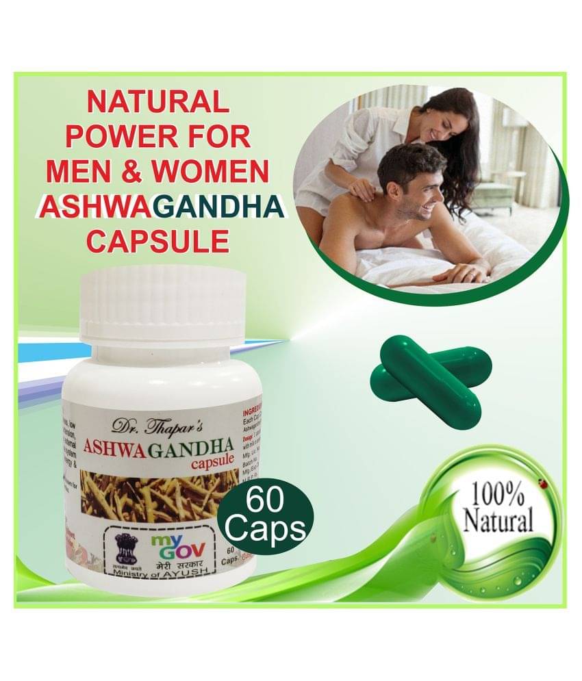 NATURAL POWER FOR MEN & WOMEN ASHWAGANDHA 60 Capsule 500 mg NATURAL POWER FOR MEN & WOMEN ASHWAGANDHA 60 Capsule 500 mg