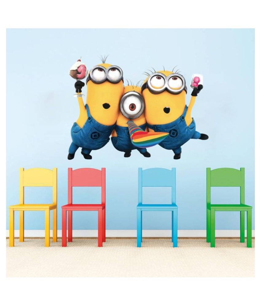     			Sticker Studio Minions Cartoon Characters Sticker ( 46 x 58 cms )