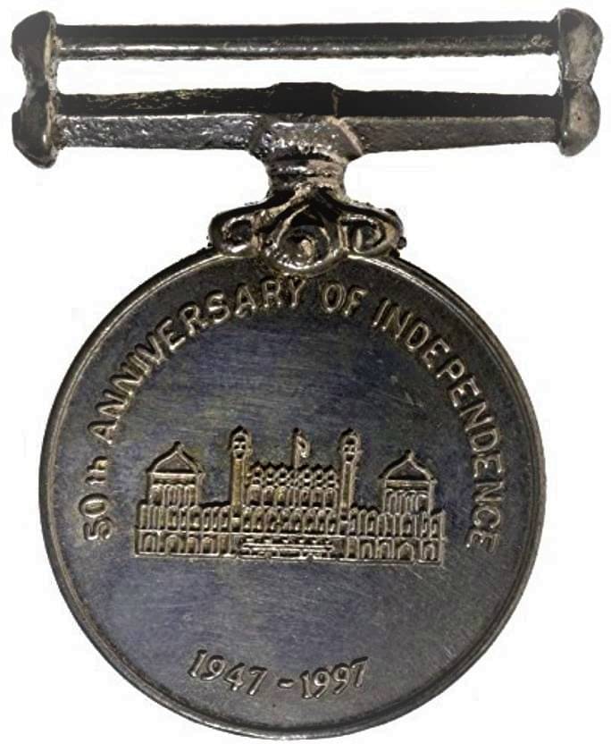     			50th Independence Anniversary Extremely Rare Medal------Everytime Buyer Get Different Condition Medal------