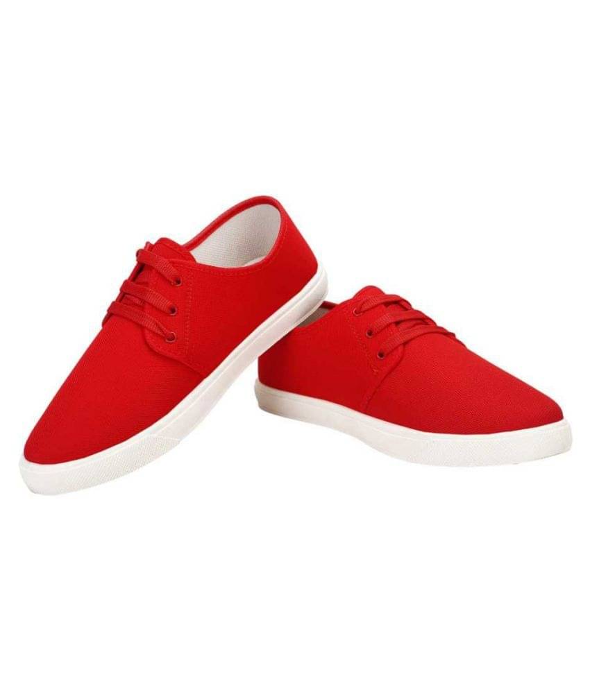     			Jootiyapa Red Casual Shoes
