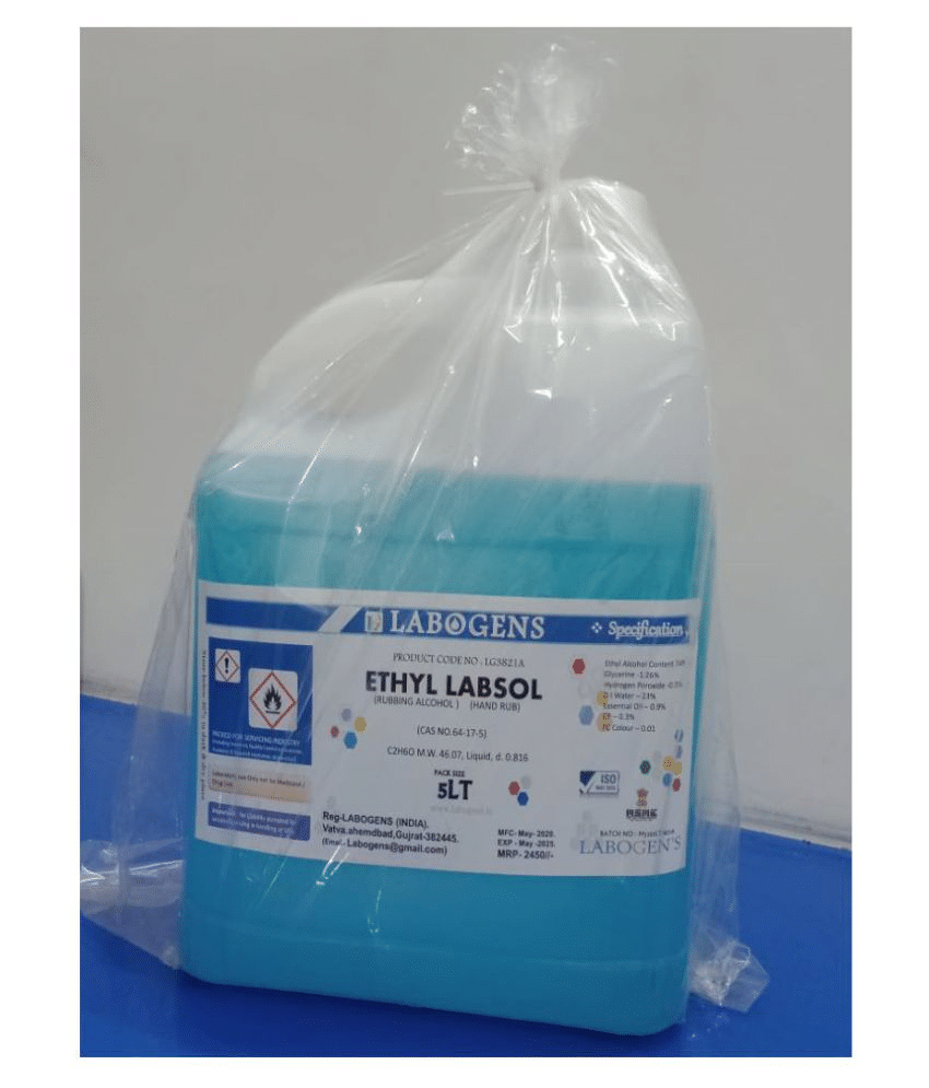     			ETHYL LABSOL (RUBBING ALCOHOL )(  HAND RUB ) 5LT