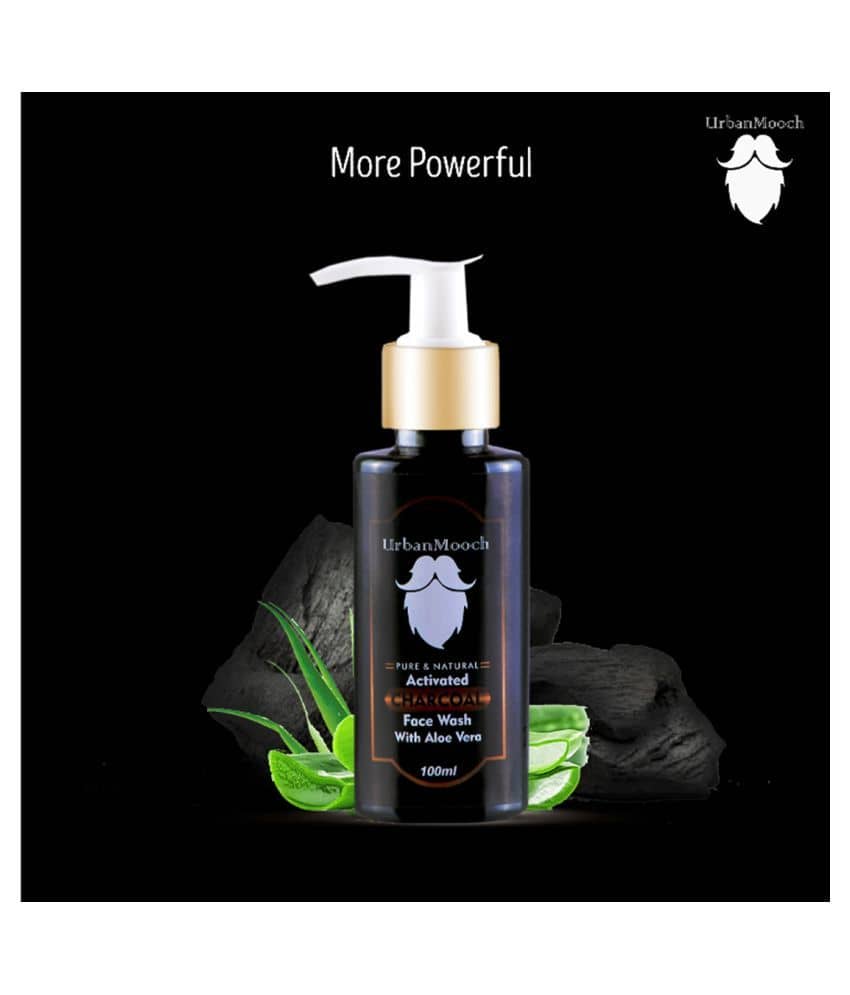 UrbanMooch Activated Charcoal Face Wash 100 mL