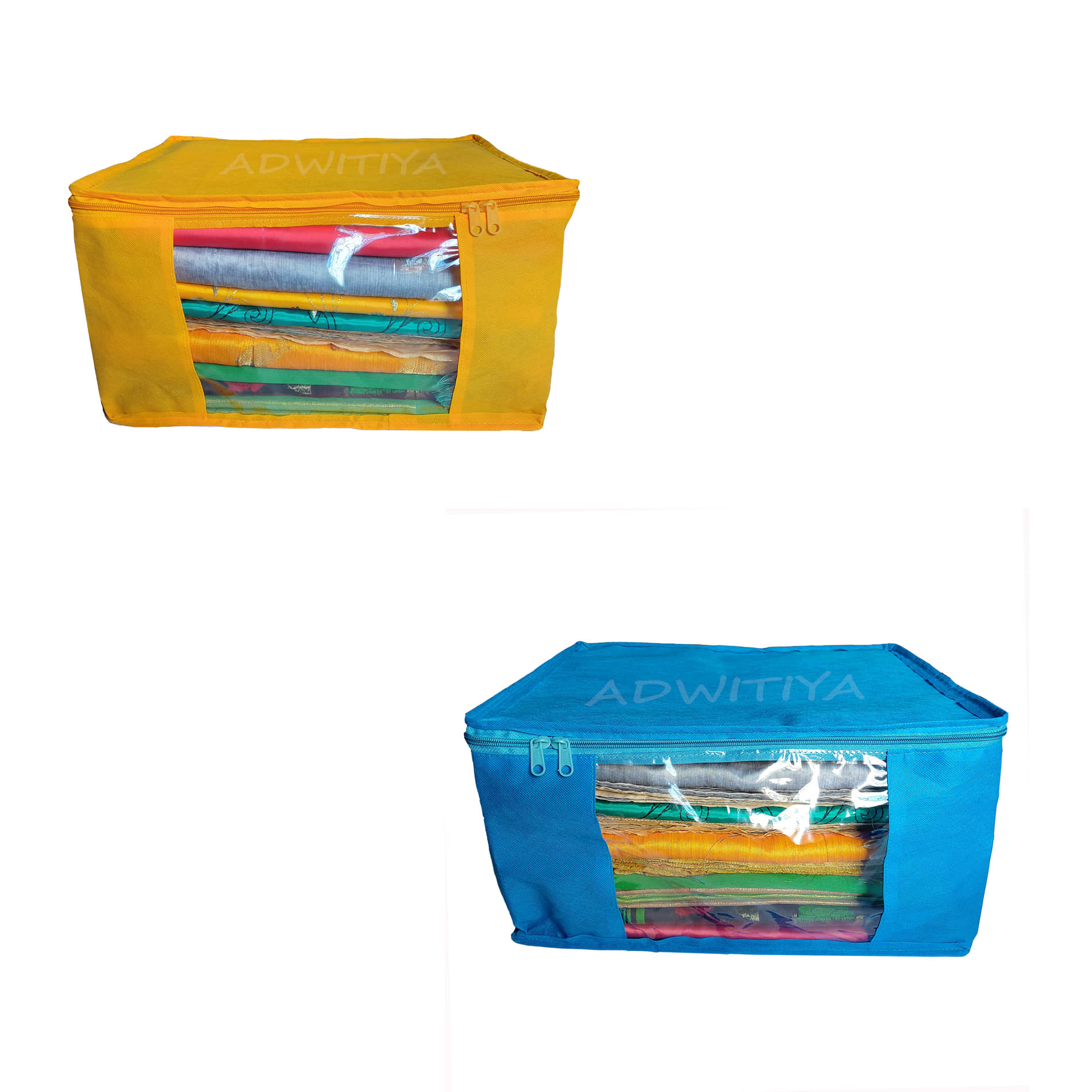 ADWITIYA Multi Saree Covers - 2 Pcs