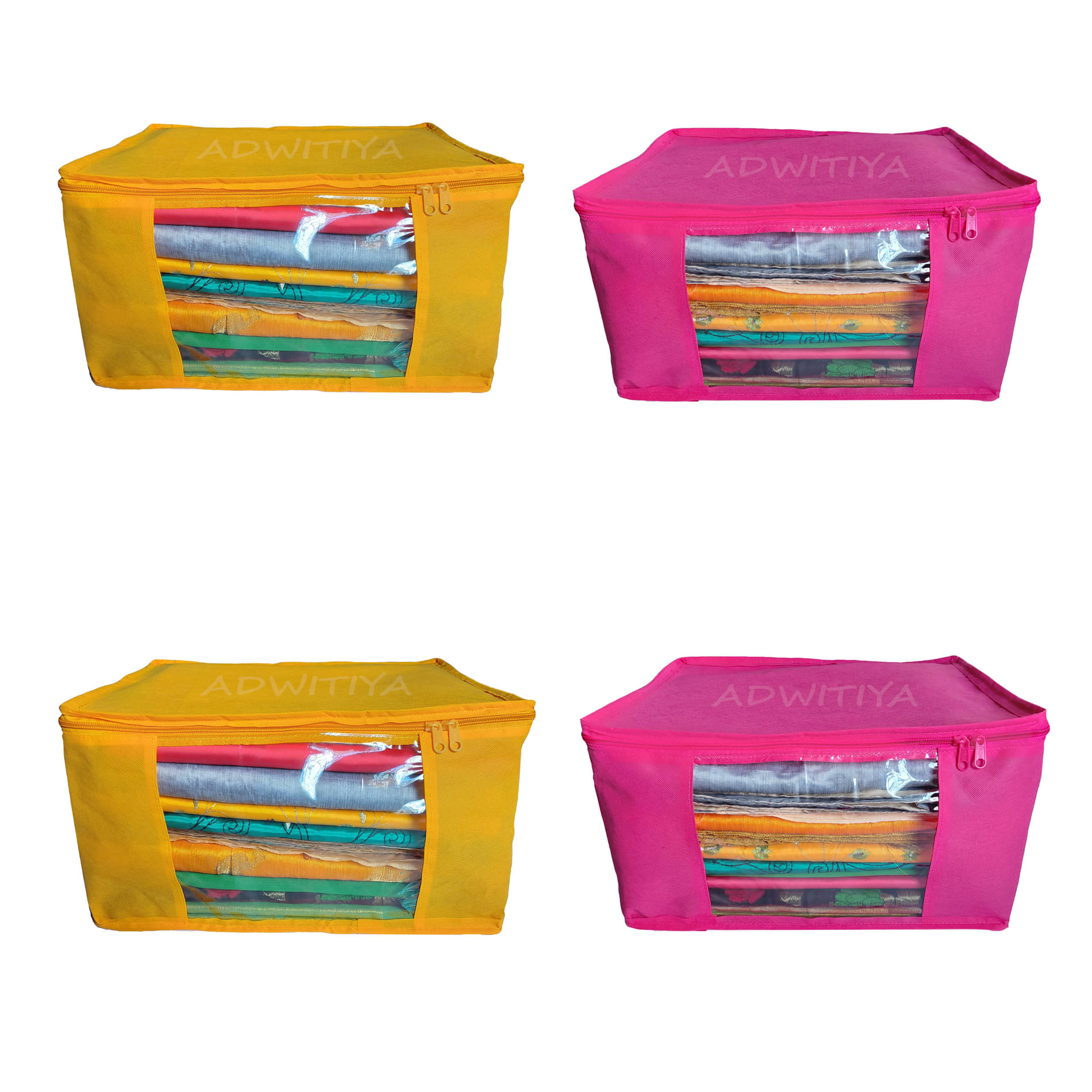 ADWITIYA - Closet Organizers ( Pack of 4 ) ADWITIYA - Closet Organizers ( Pack of 4 )