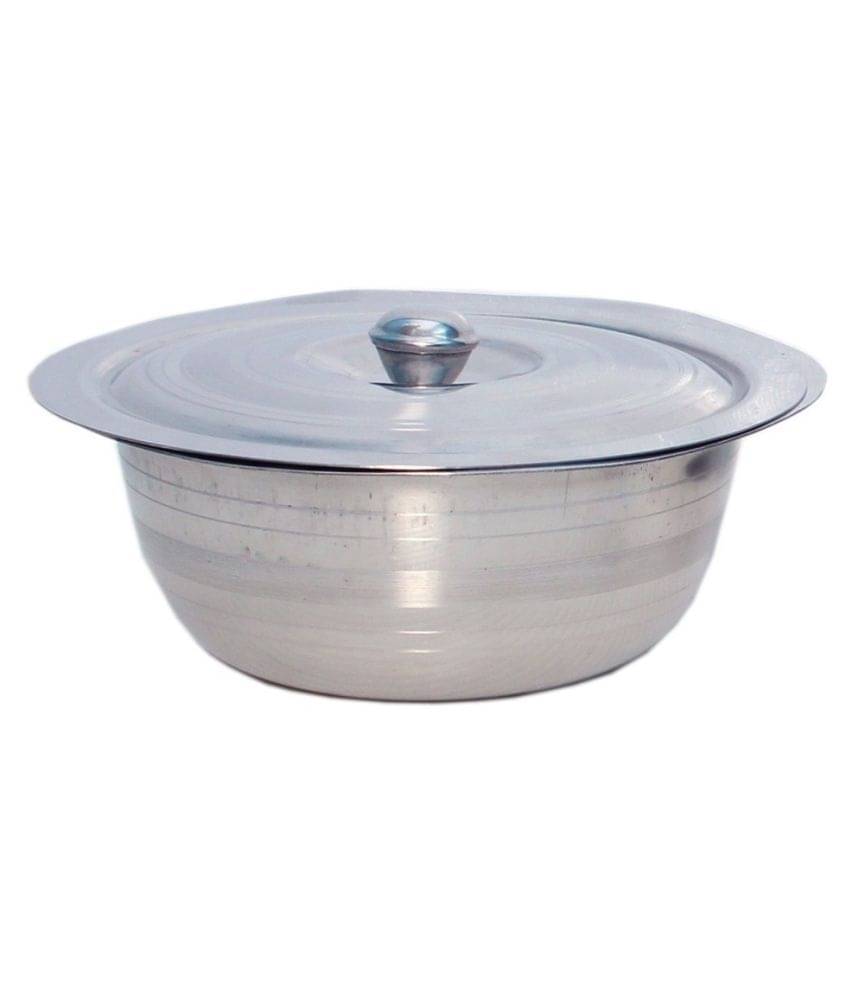     			A & H ENTERPRISES - Dongas for Serving Dishes Silver Serving Bowl ( Set of 1 )