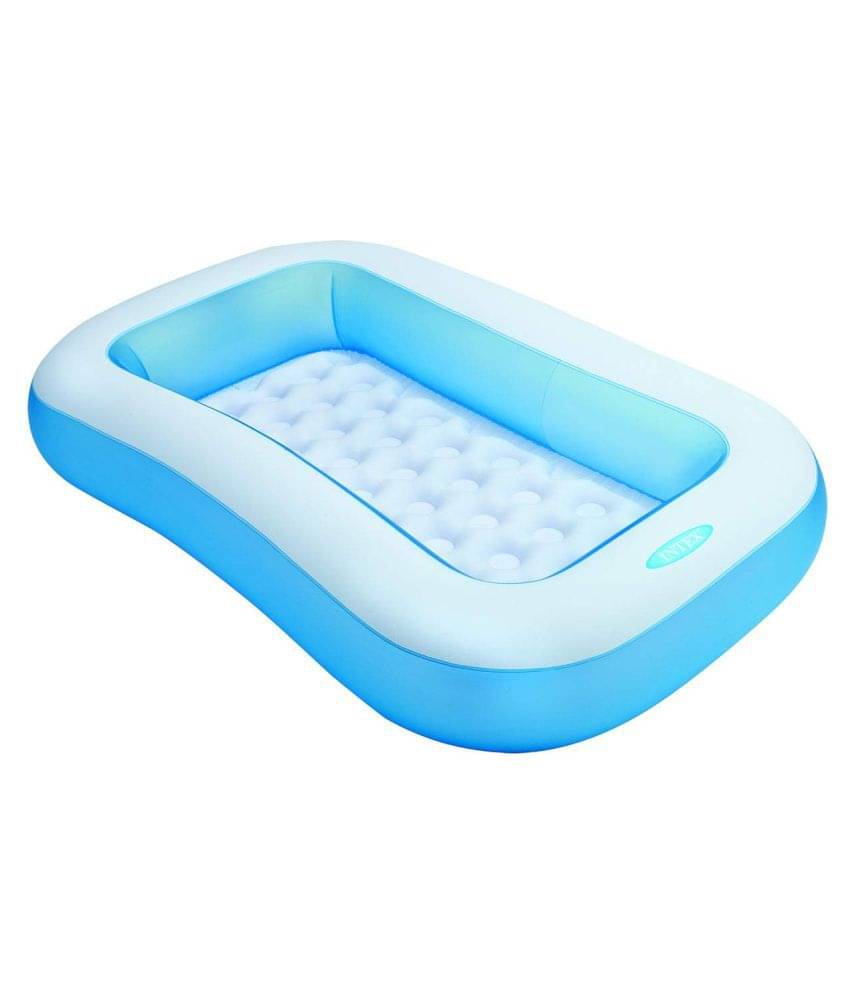     			INTEX 5 FEET INFLATABLE RECTANGULAR POOL SIZE IN INCHES 65.5-39.5-10 BY Ayansh Gen. Store
