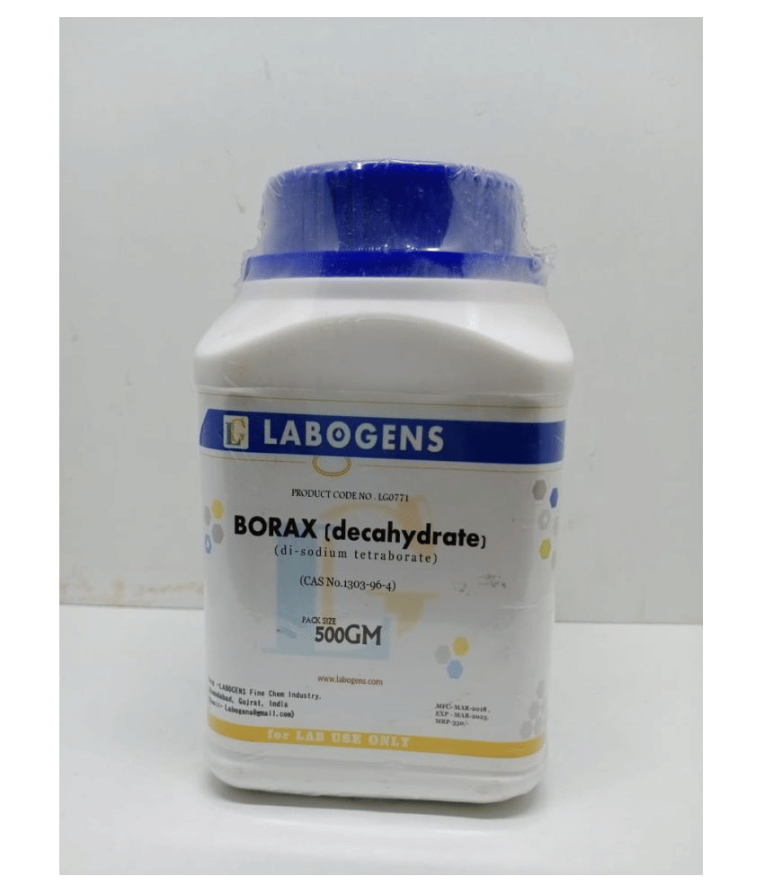 BORAX (decahydrate) (CAS NO.1303-96-4) 500 GM