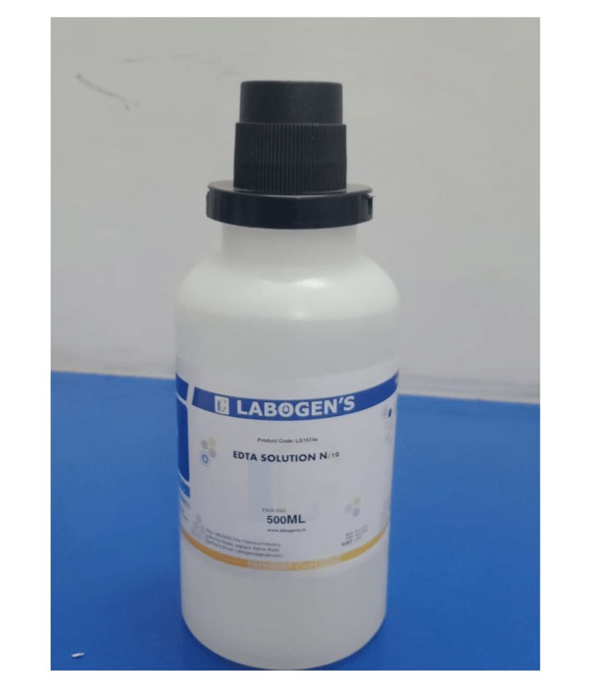     			EDTA SOLUTIONS N/10     500ML