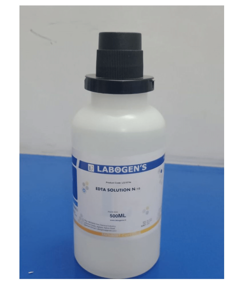     			EDTA SOLUTIONS N/10  500ML