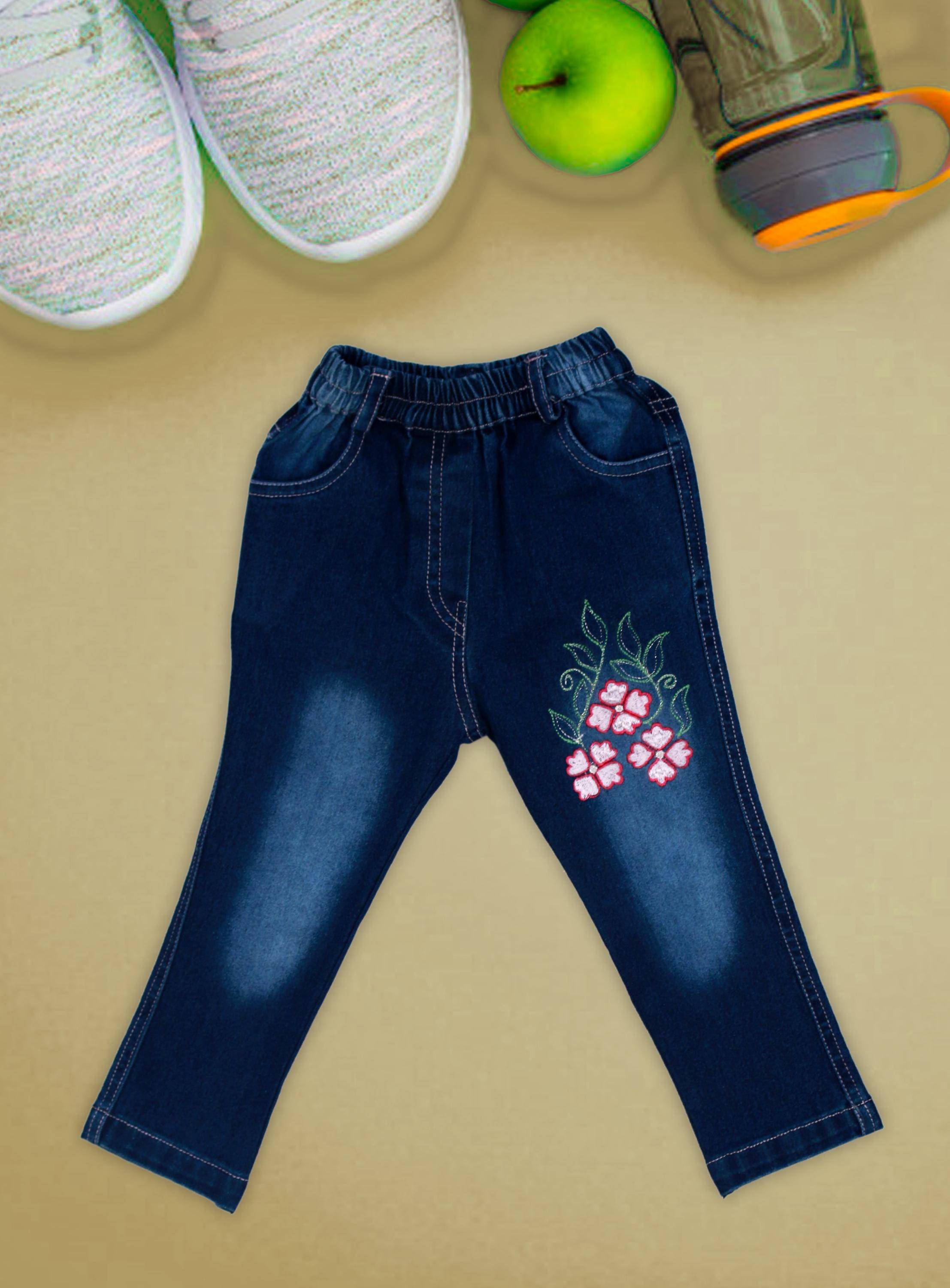     			Me N My CLOSET 100% cotton Denim Fabric Latest Fashion Bottom