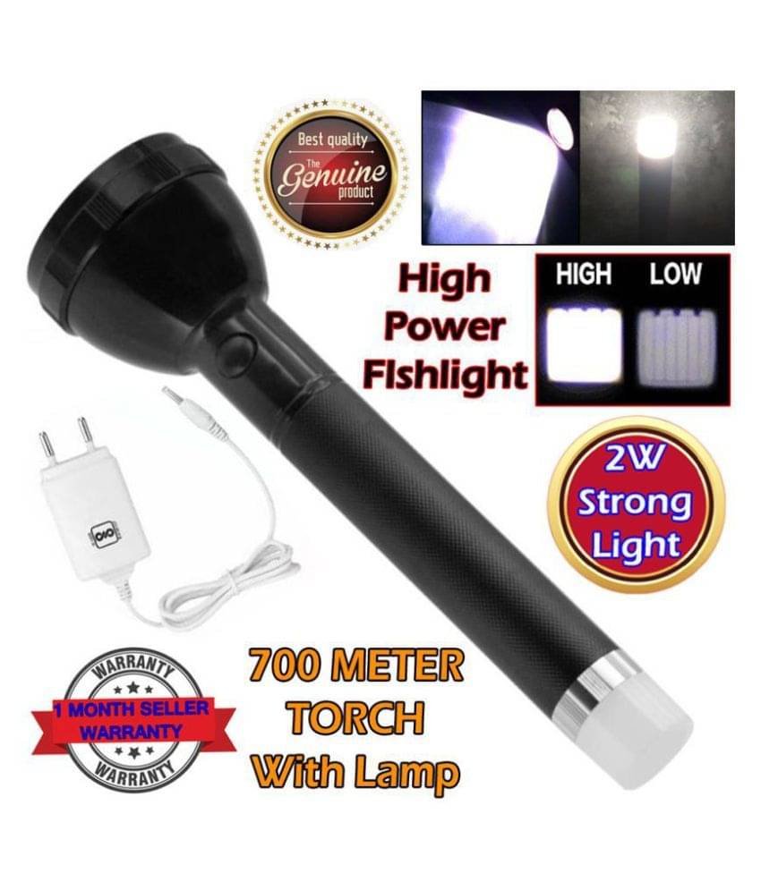 SS 2W Flashlight Torch Dual Mode LED Bulbs - Pack of 1 SS 2W Flashlight Torch Dual Mode LED Bulbs - Pack of 1