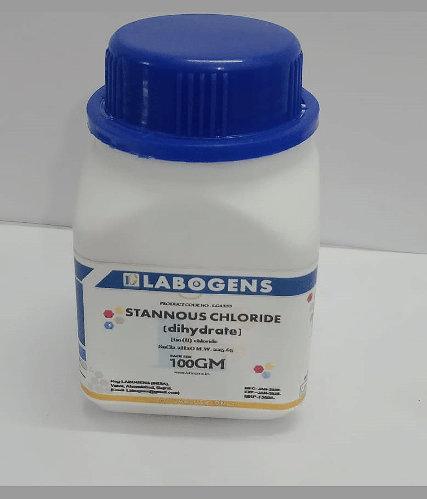 LABOGENS STANNOUS CHLORIDE (dihydrate) 100GM - Stationery | Buy online on ZillyBuy