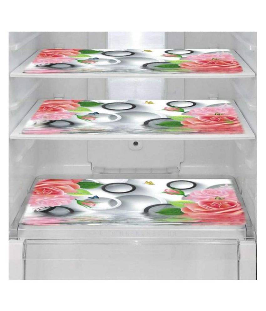 Revexo Set of 6 PVC Multi Fridge Mats Revexo Set of 6 PVC Multi Fridge Mats