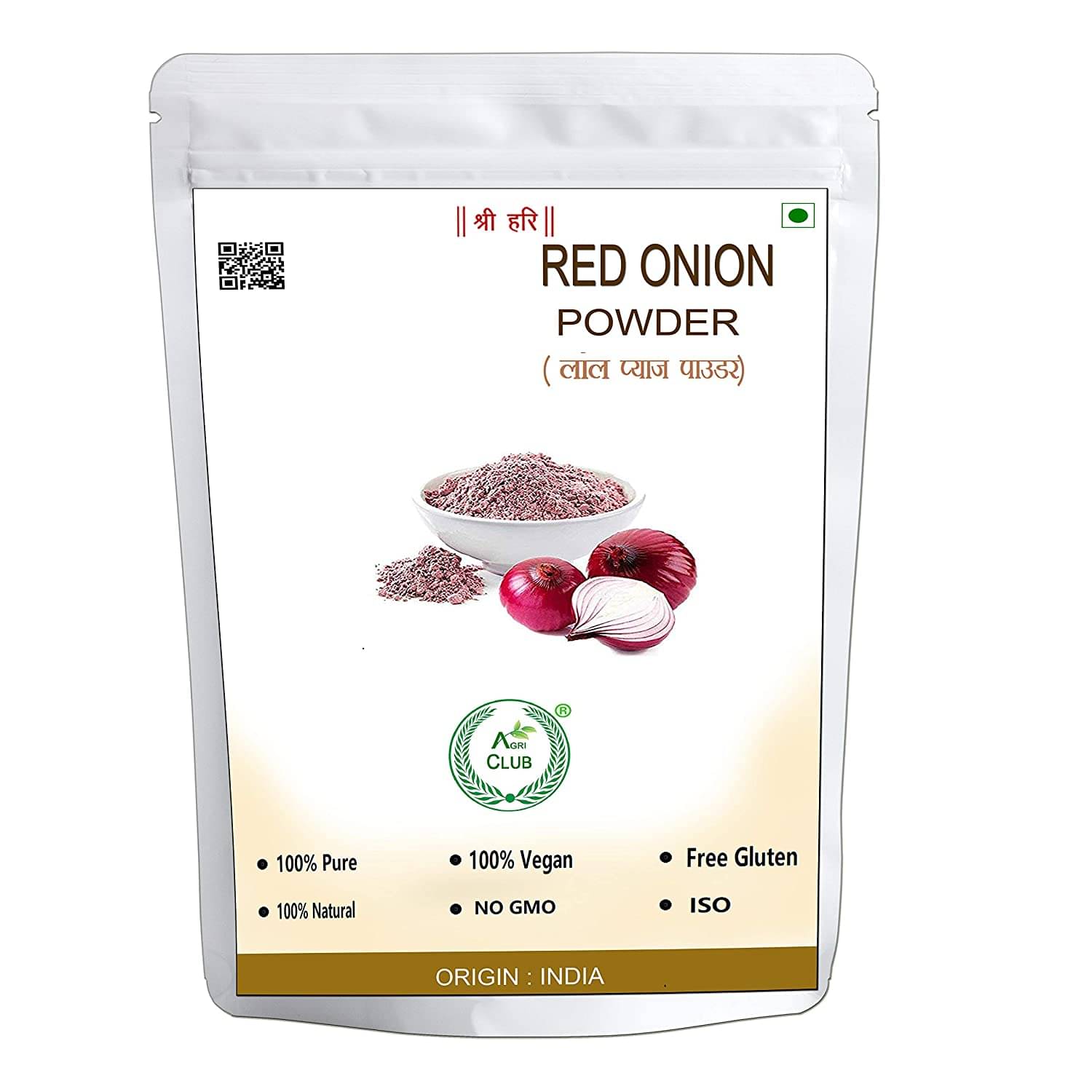 Agri Club Red Onion Powder 100gm     			Agri Club Red Onion Powder 100gm