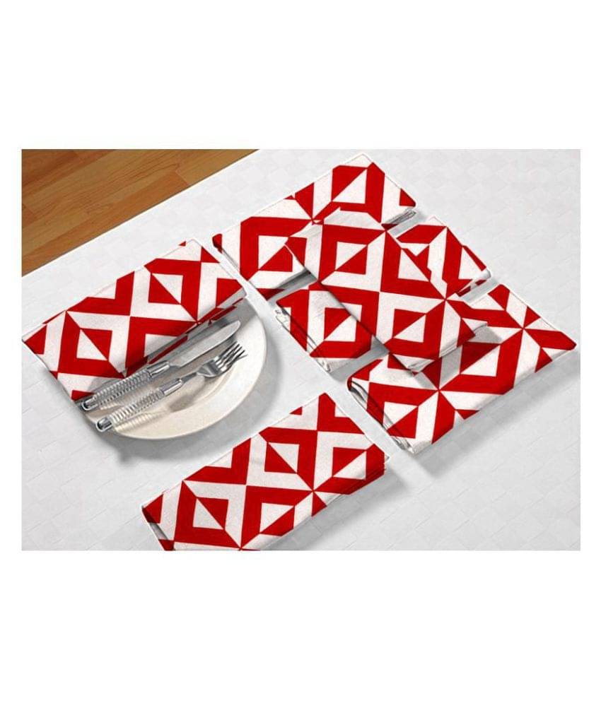     			DECOTREE Set of 6 Cotton Napkin