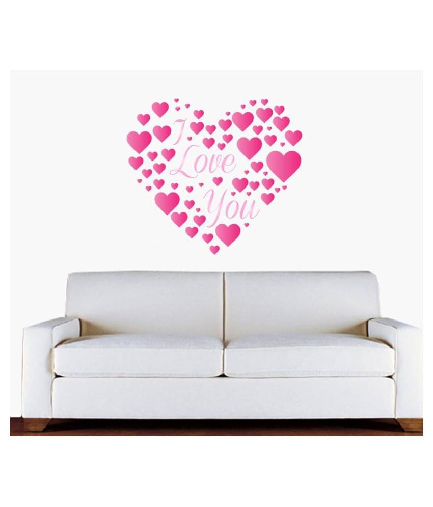     			Sticker Studio Heart Romance & Love Sticker ( 50 x 58 cms )
