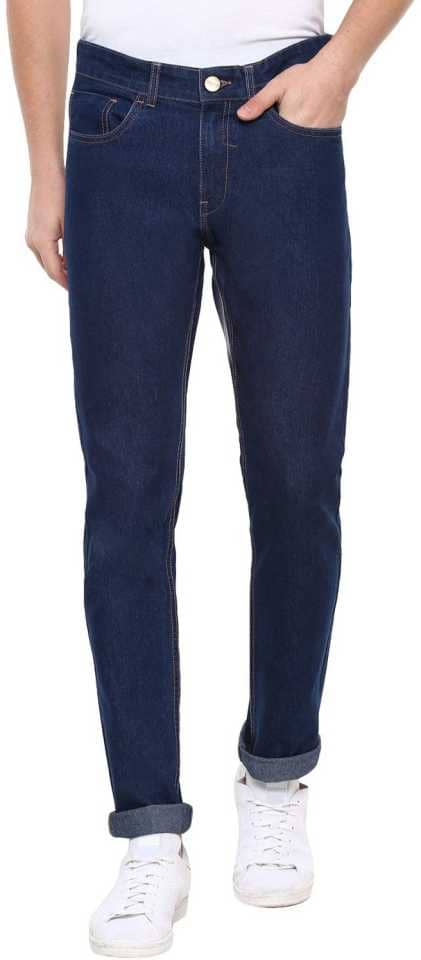 Hopewell Slim Fit Solid Men's Jeans - Dark Blue ( Pack of 1 ) - Jeans | Buy online on ZillyBuy