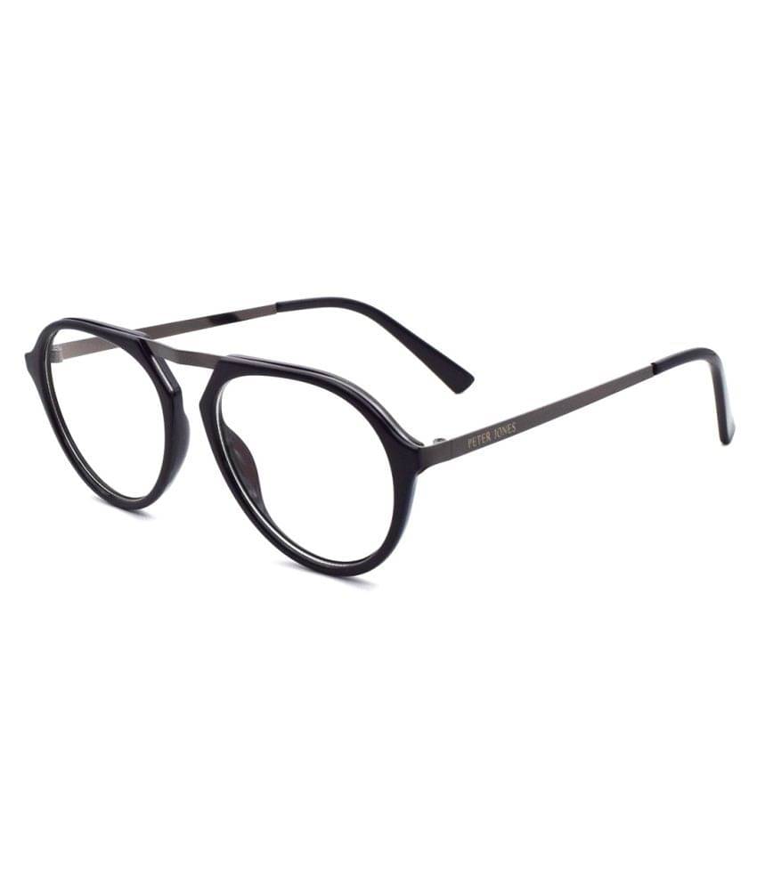 Peter Jones Black Pilot Spectacle Frame 2707B Peter Jones Black Pilot Spectacle Frame 2707B