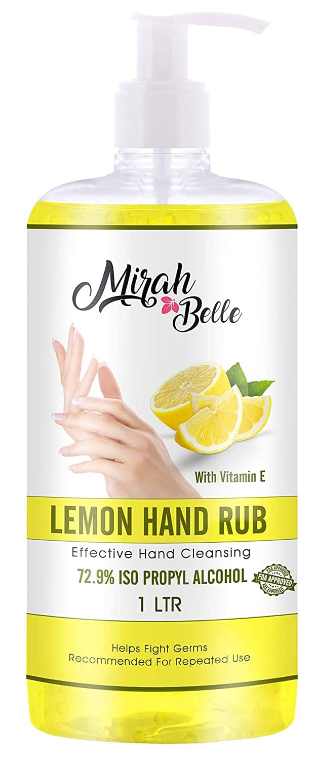 Mirah Belle - Lemon Hand Rub Sanitizer Gel 1000 ml