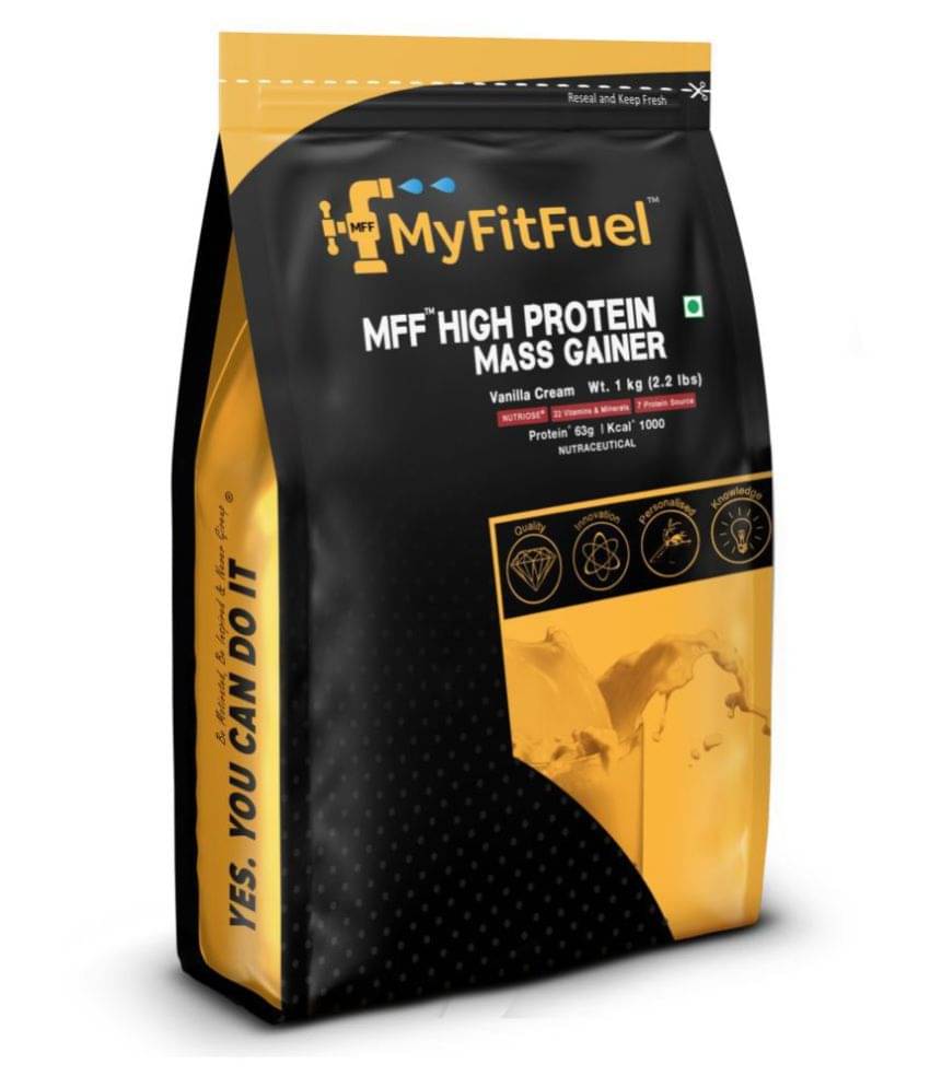     			MyFitFuel High Protein Mass Gainer 1 kg, Rich Chocolate 1 kg Mass Gainer Powder